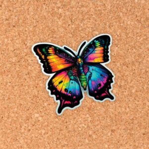 beautiful butterfly sticker